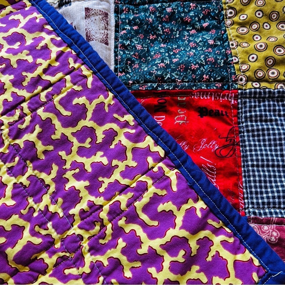 36”x26” Homemade Baby Patchwork Quilt.